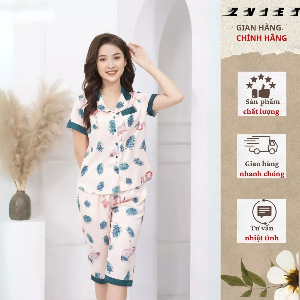 Bộ Pijama Lụa Latin Cao Cấp  Đồ Ngủ Lụa Mềm Mát Da Mặc Hè Dáng Nhẹ Nhàng Thanh Lịch Trẻ Trung A6