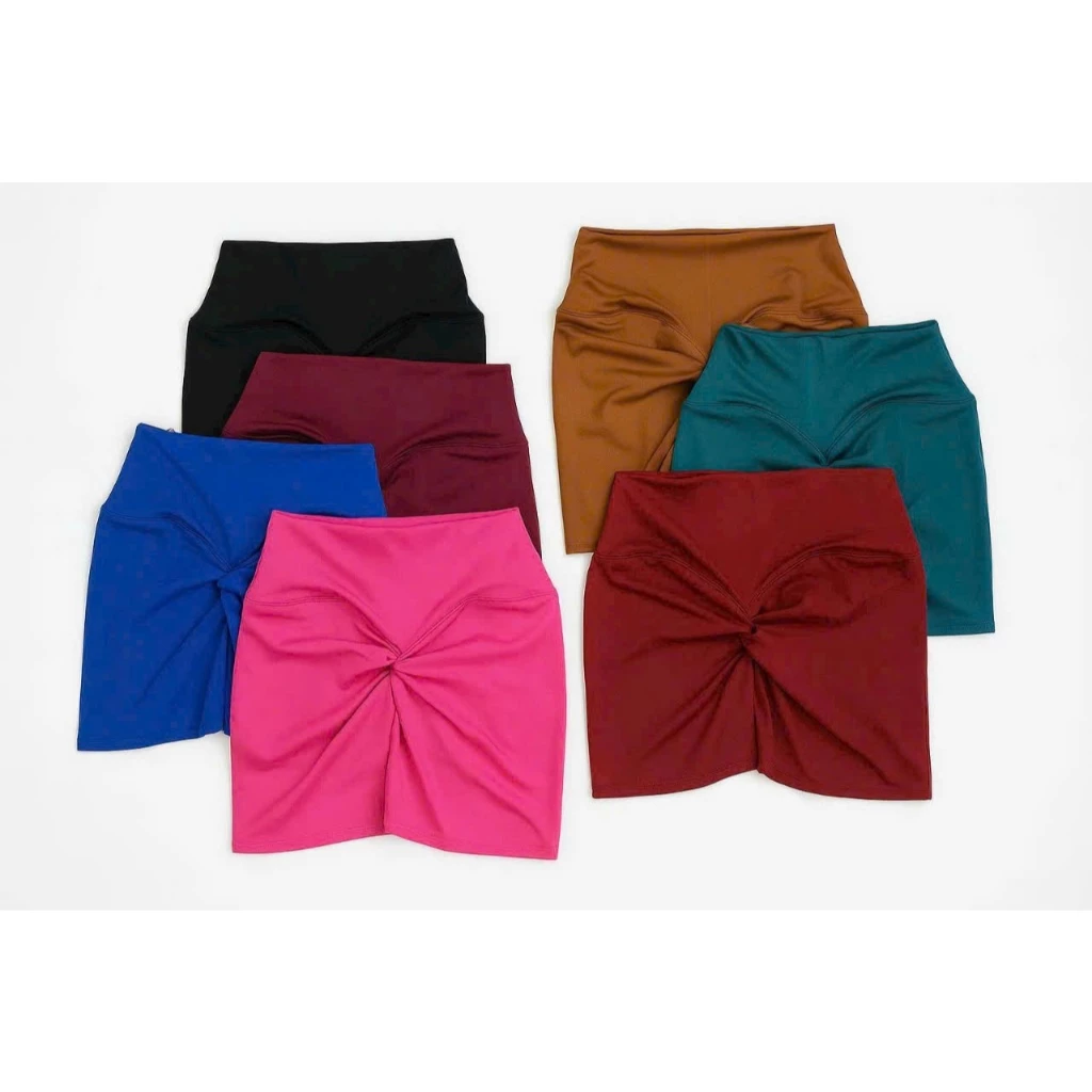 Quần đùi thun lulu tập gym, yoga, aerobic, pickleball QT011