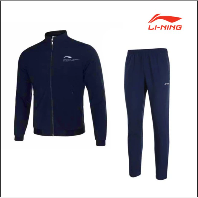 Bộ Gió Li-Ning AJDQ455 Chính Hãng Vải Dày Dặn Mềm Mịn, Giữ Ấm Tốt Form Tôn Dáng