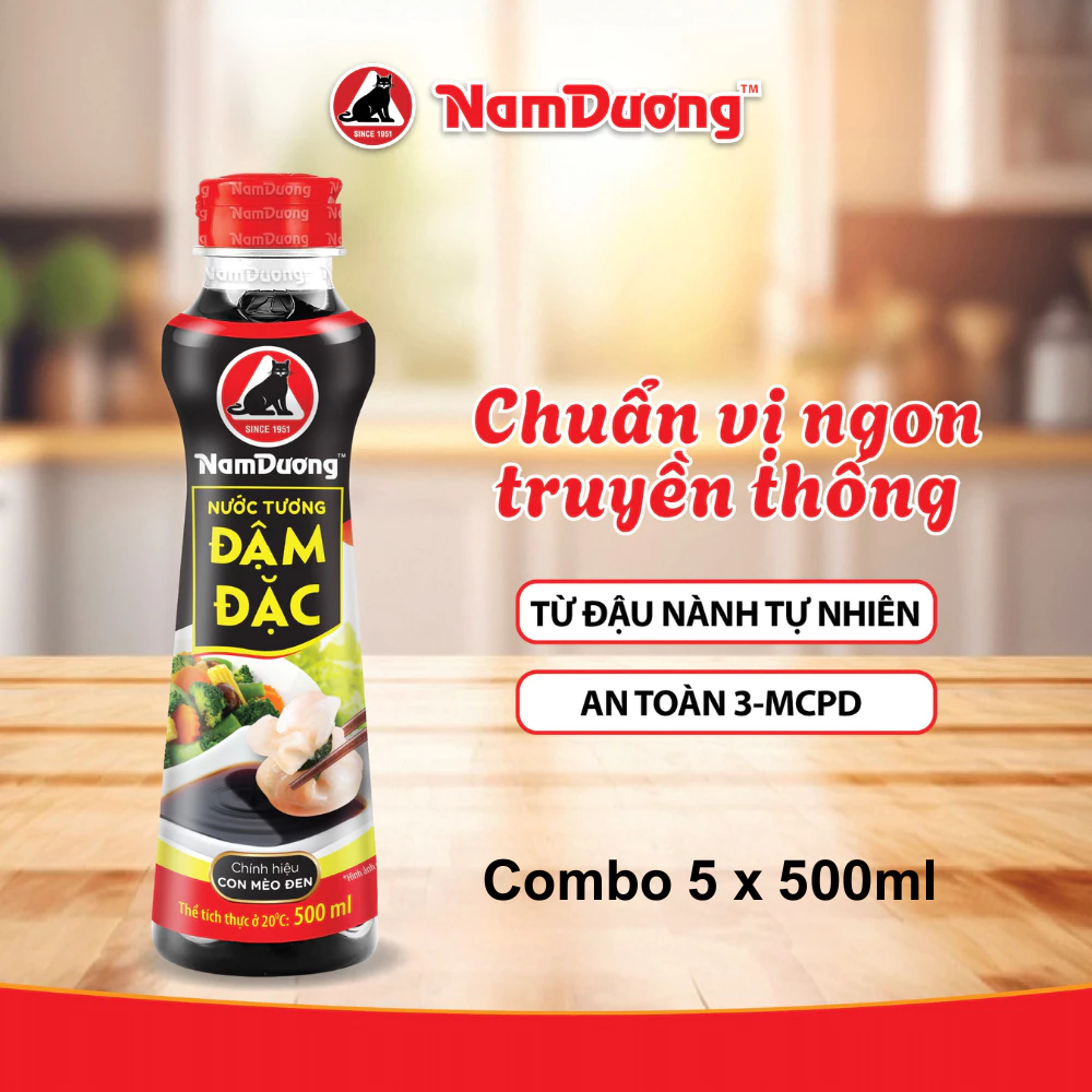 Combo 5/10 Nước Tương Nam Dương Đậm Đặc 500ml