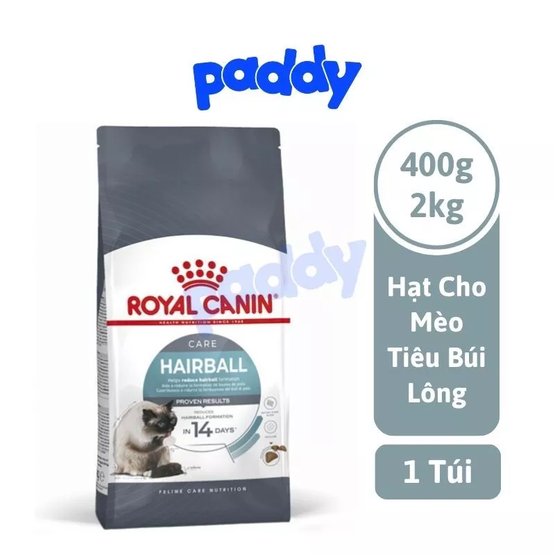 Hạt Cho Mèo Trưởng Thành Tiêu Búi Lông Royal Canin Hairball