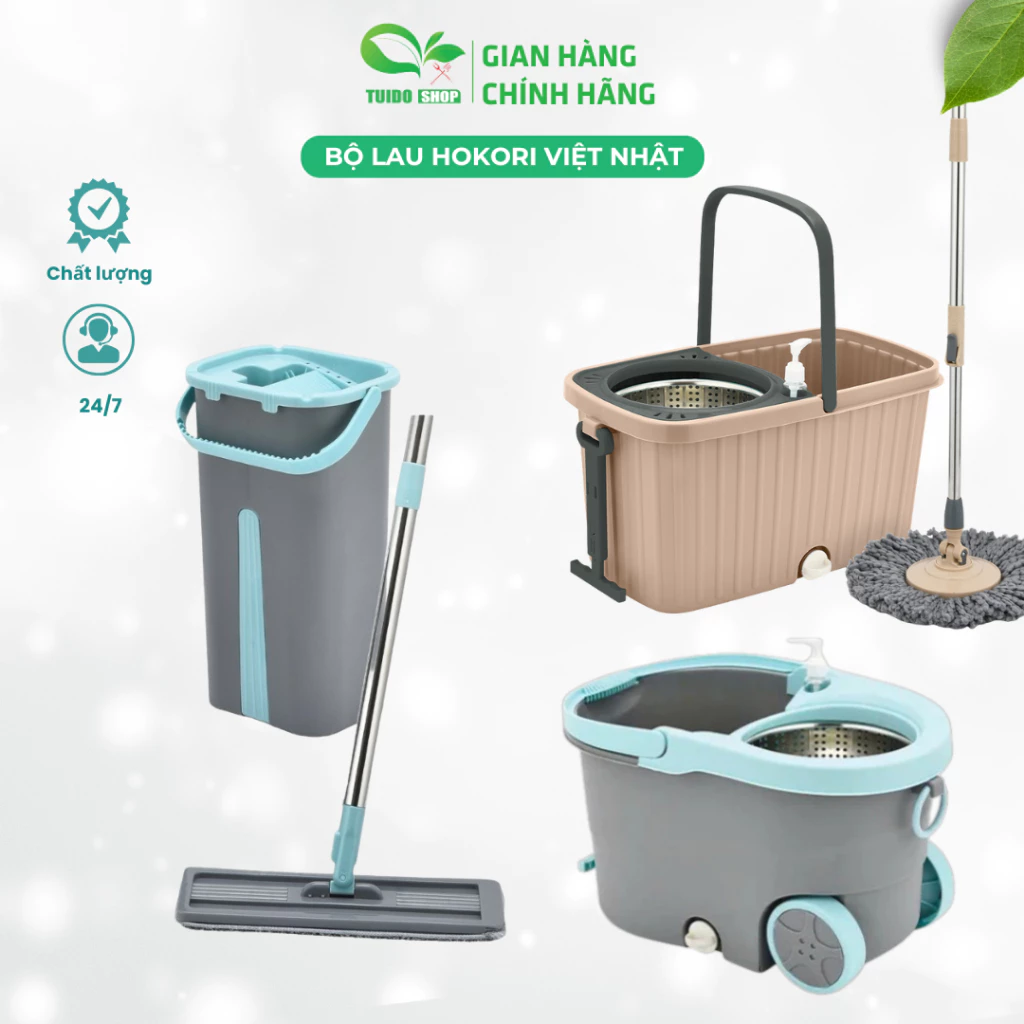 Bộ lau nhà Hokori 9556, 9558, 9559, 9560 Việt Nhật - TUIDO SHOP