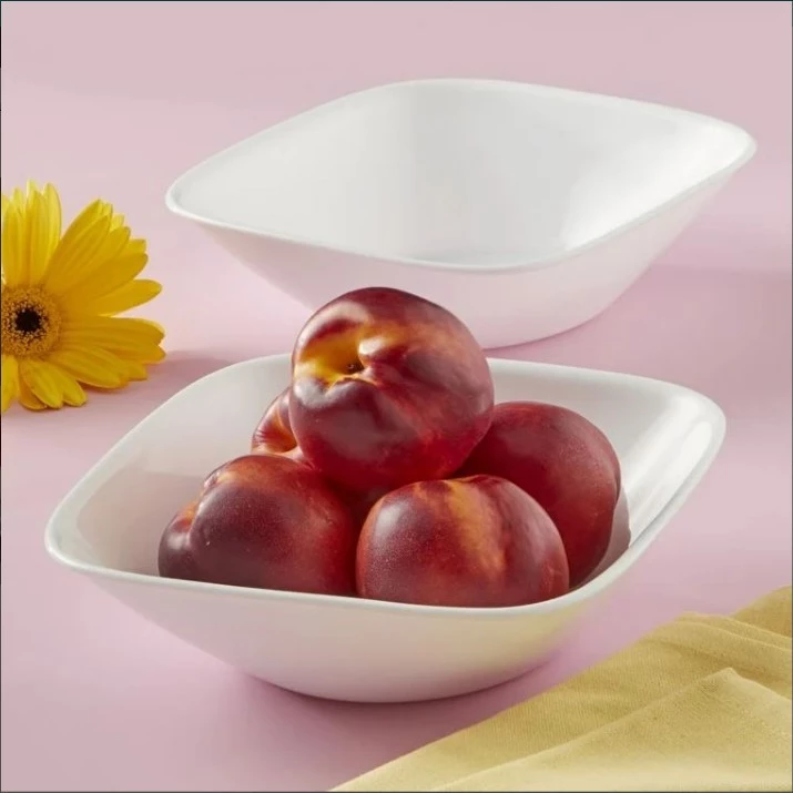 Tô vuông Corelle Winter Frost White 2332-N-LP – Made in USA