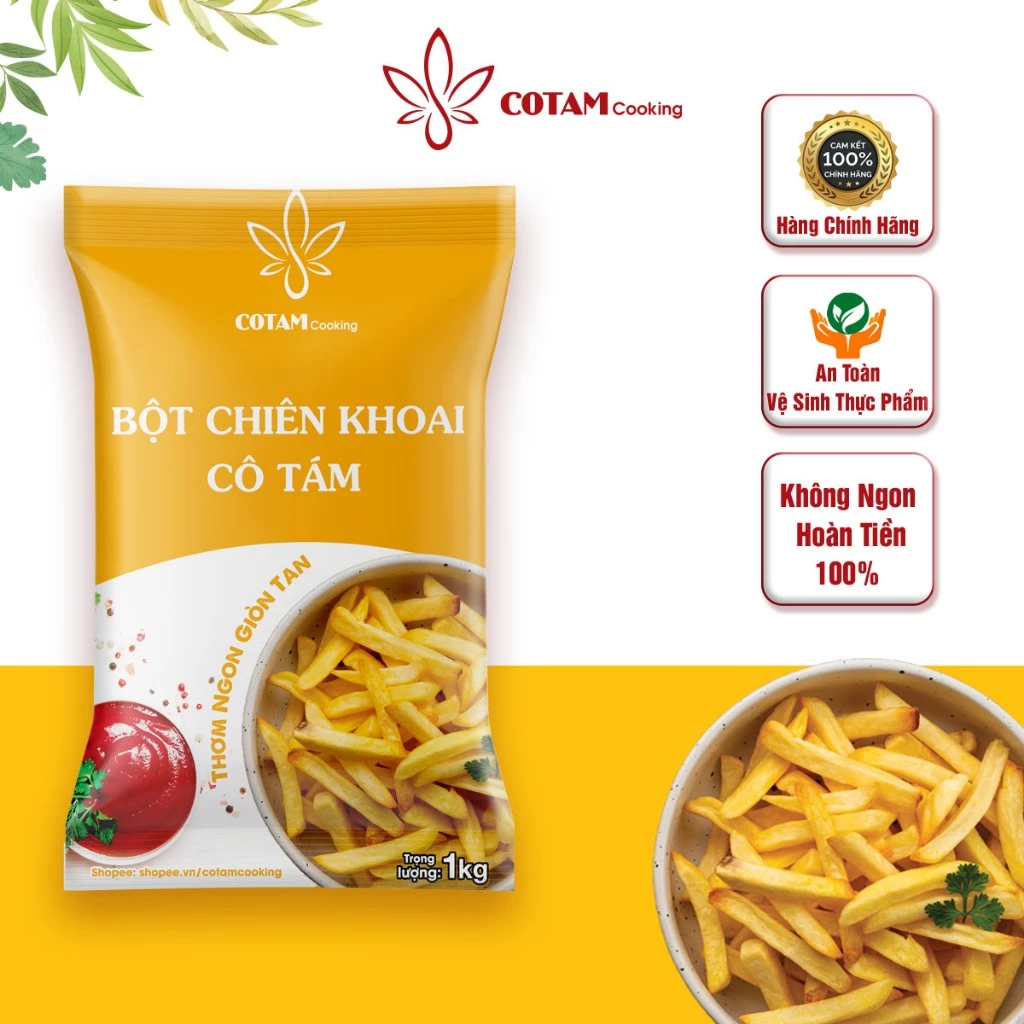 Bột chiên khoai cô Tám (Túi 1kg)