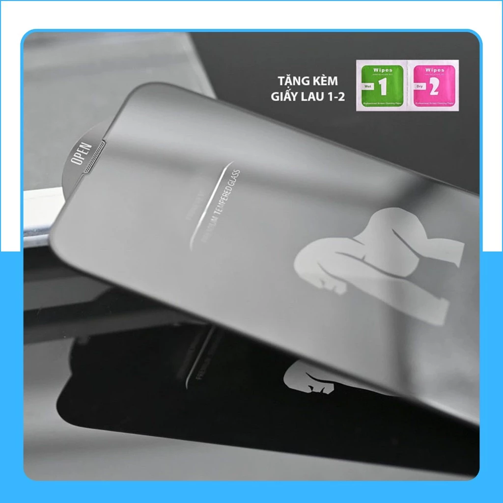 Kính Cường Lực Siêu Trong Suốt HD Full Viền Bảo vệ màng loa cho Iphone x xs 11 12 13 14 15 16 17 pro max plus [CL.B.Ko]