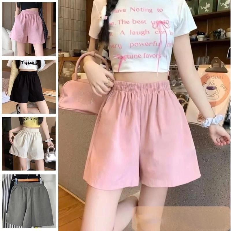 (COMBO) Quần Short phong cách Hàn Quốc (QUẦN Short VÂN MÂY ) dáng rộng cạp chun MA100