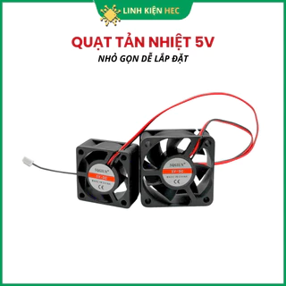 Quạt tản nhiệt 5V làm mát cho máy tính laptop kích thước 5x5x2cm linh kiện hec