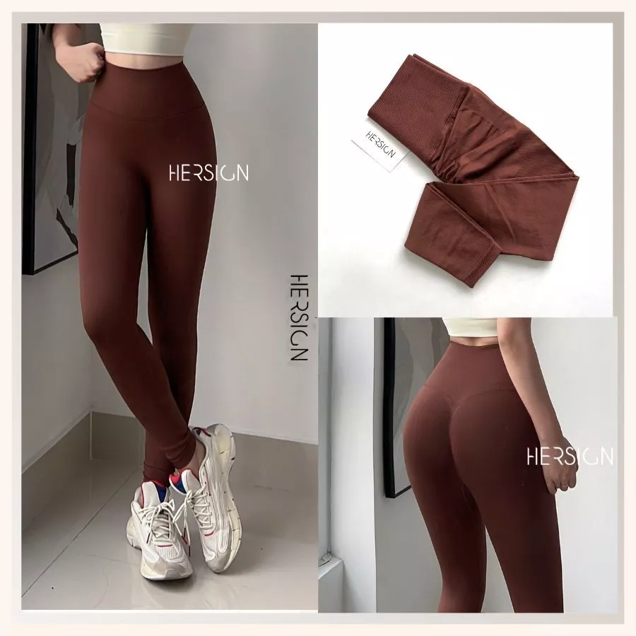 Quần legging tập gym nữ Quần dệt kim tập yoga HERSIGN-LEGGING32 BST HERSIGN CORELYNE