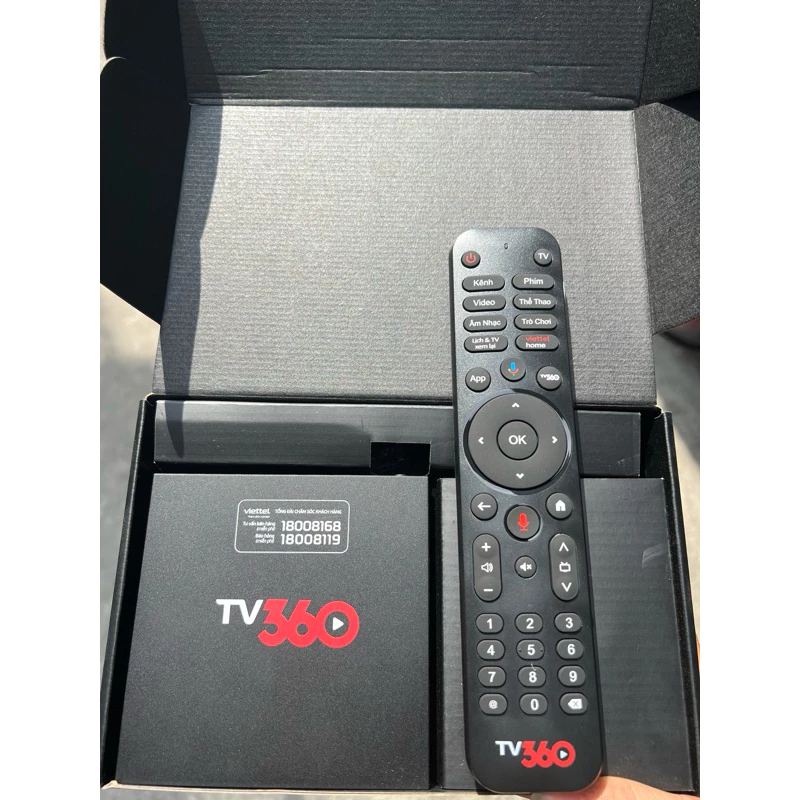 Tivi Box 360 Viettel- B866V2F -Android Tivi Box 360 - Rom ATV14- Xem TV,Truyền hình,Youtube miễn phí