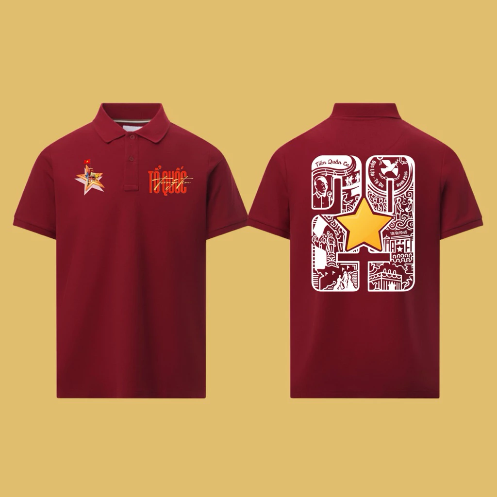 ÁO POLO KỶ NIỆM 80 NĂM NGÀY QUỐC KHÁNH - SỐ 29 - VIỄN PHÁT UNIFORM