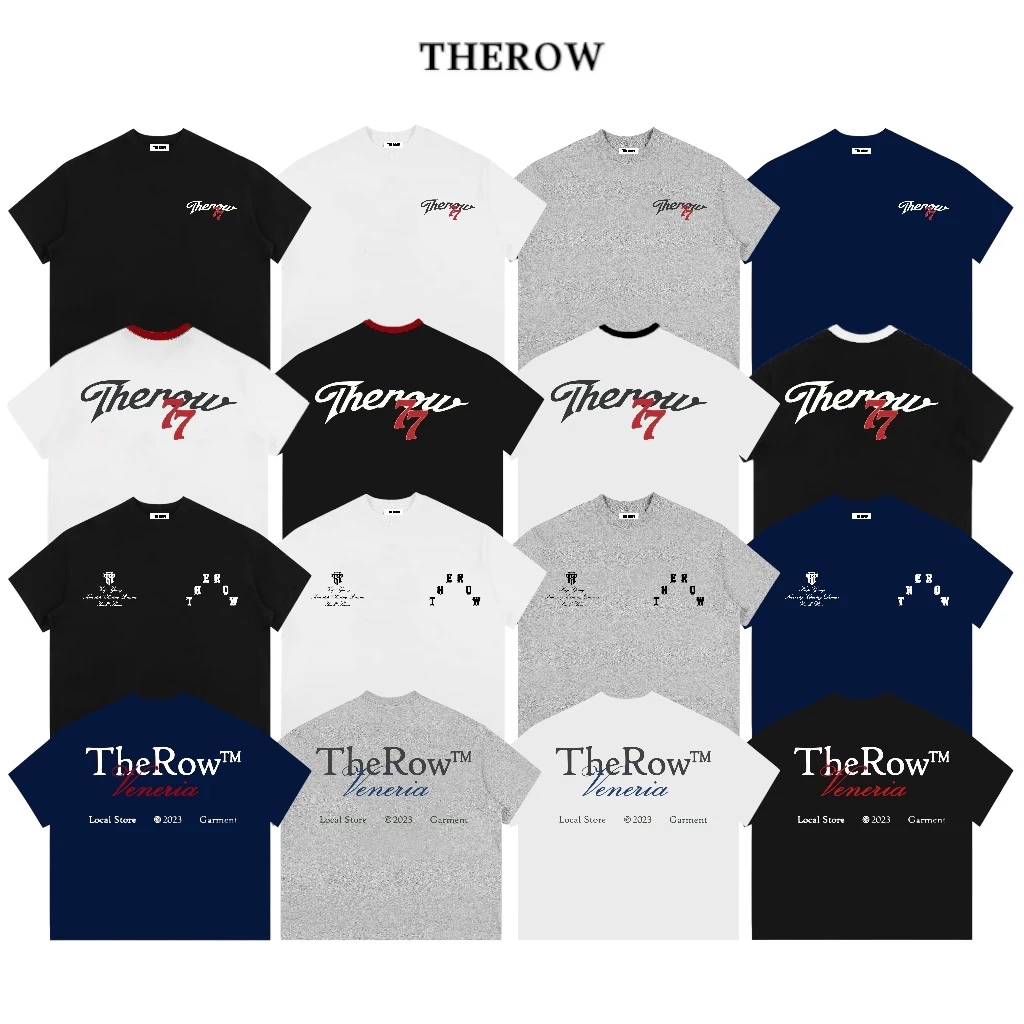Áo Thun Boxy Local Brand THEROW Tay Ngắn Cotton 250gsm "77 x Veneria" Áo Phông Forrm Rộng Mùa Hè Kiểu Đẹp Unisex Nam Nữ