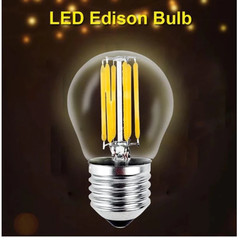 Combo 10 bóng đèn Edison G45 4W Vintage