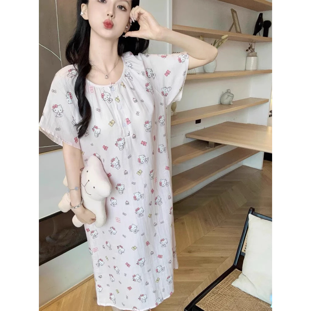 VÁY NGỦ XINH THOẢI MÁI ( QC cao cấp) bà bầu cũng bon chen đượcc