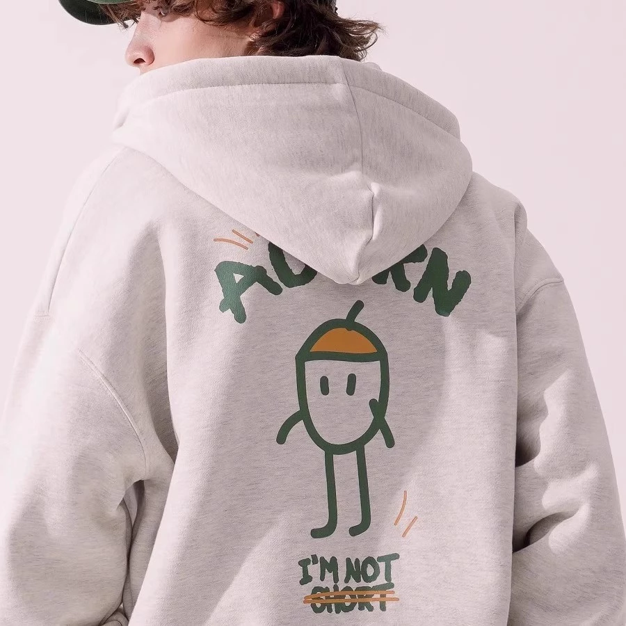 Lông cừu lông nặng Pound lông bàn chải WV PROJECT  Hai chiều Zipper trùm đầu Coat TWN Trái cây Baby Hat Kick