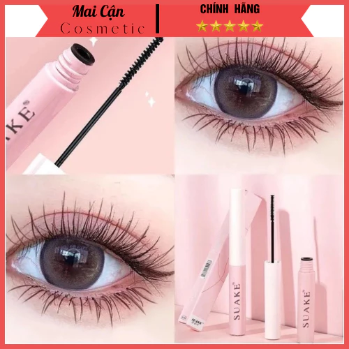 Mascara SUAKE Dạng Lỏng Lâu Trôi Chống Thấm Nước Chuốt Cong Mi Tự Nhiên