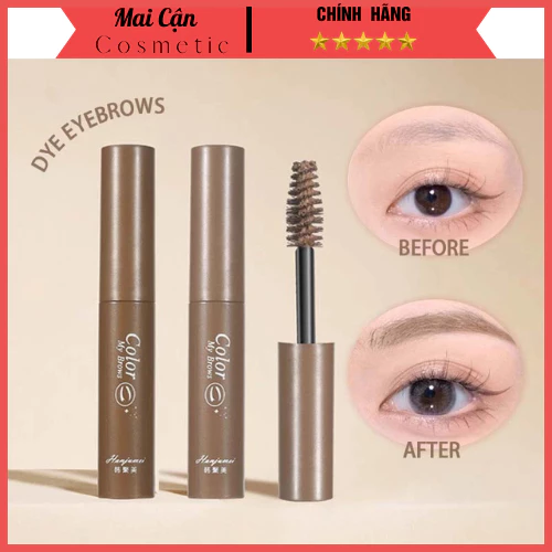 Bút Chì Kẻ Lông Mày Tự Nhiên nhuộm màu lông mày Chống Thấm Nước Không Nhòe Lâu Trôi