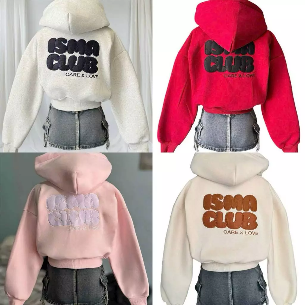 Áo Khoác Hoodie Zip In Dập Nổi ISAM CLUB Form Boxy Phù Hợp Nam Nữ CHẤT NỈ BÔNG CAO CẤP