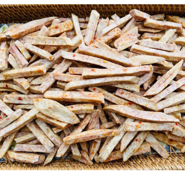 [Đặc Sản] Khoai Môn Sấy Vị Mắm Ruốc – Snack Giòn Rụm – Đậm Đà – Ăn Vặt Ngon