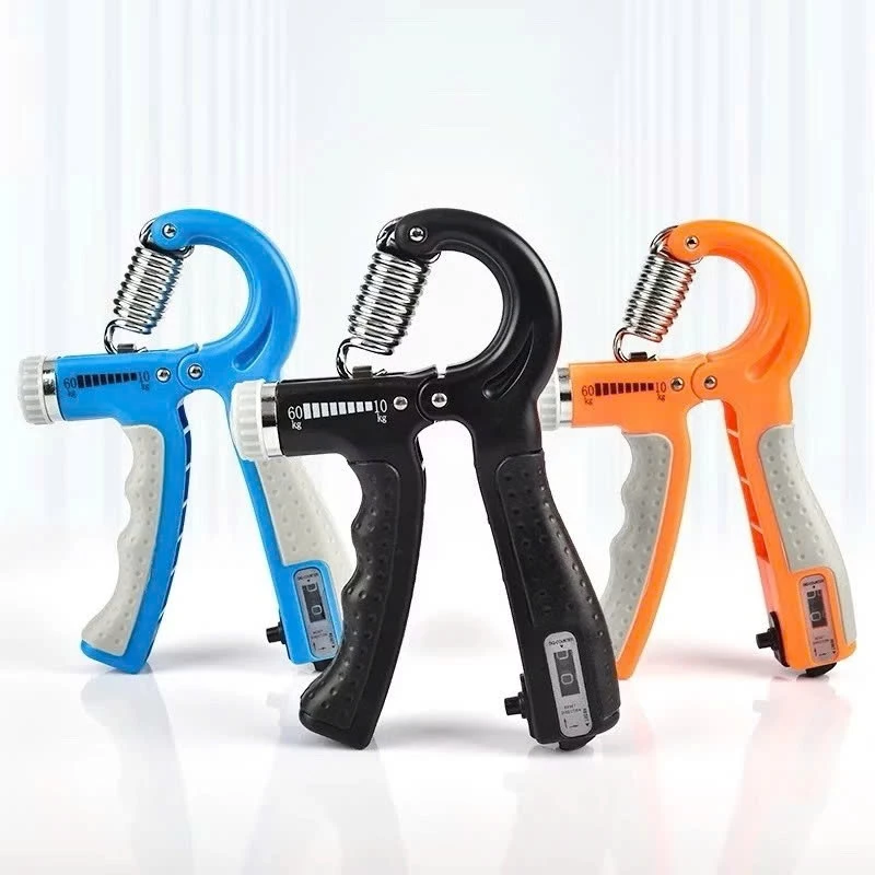 Kìm Bóp Tay Dụng Cụ Tập Cơ Tay Gym Tại Nhà Hiệu Quả Điều Chỉnh Lực Có Đếm 10kg - 60kg