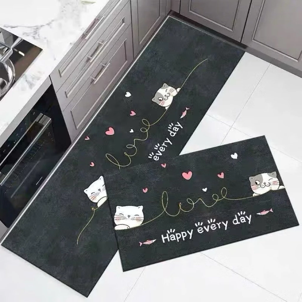 Bộ 2 thảm nhà bếp bali 50 mẫu thiết kế 2024 tinh tế, đầy màu sắc phù hợp decor nhà cửa, trang trí Kim Huệ X02
