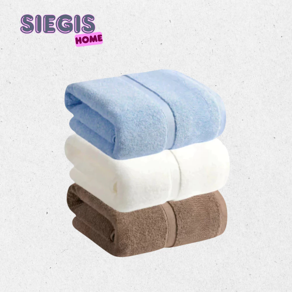 Bộ 2 Khăn Mặt 100% Cotton 30X50CM An Toàn Mềm Mại Cho Da Thấm Hút Tốt Không Xù Lông Phù Hợp Gia Đình