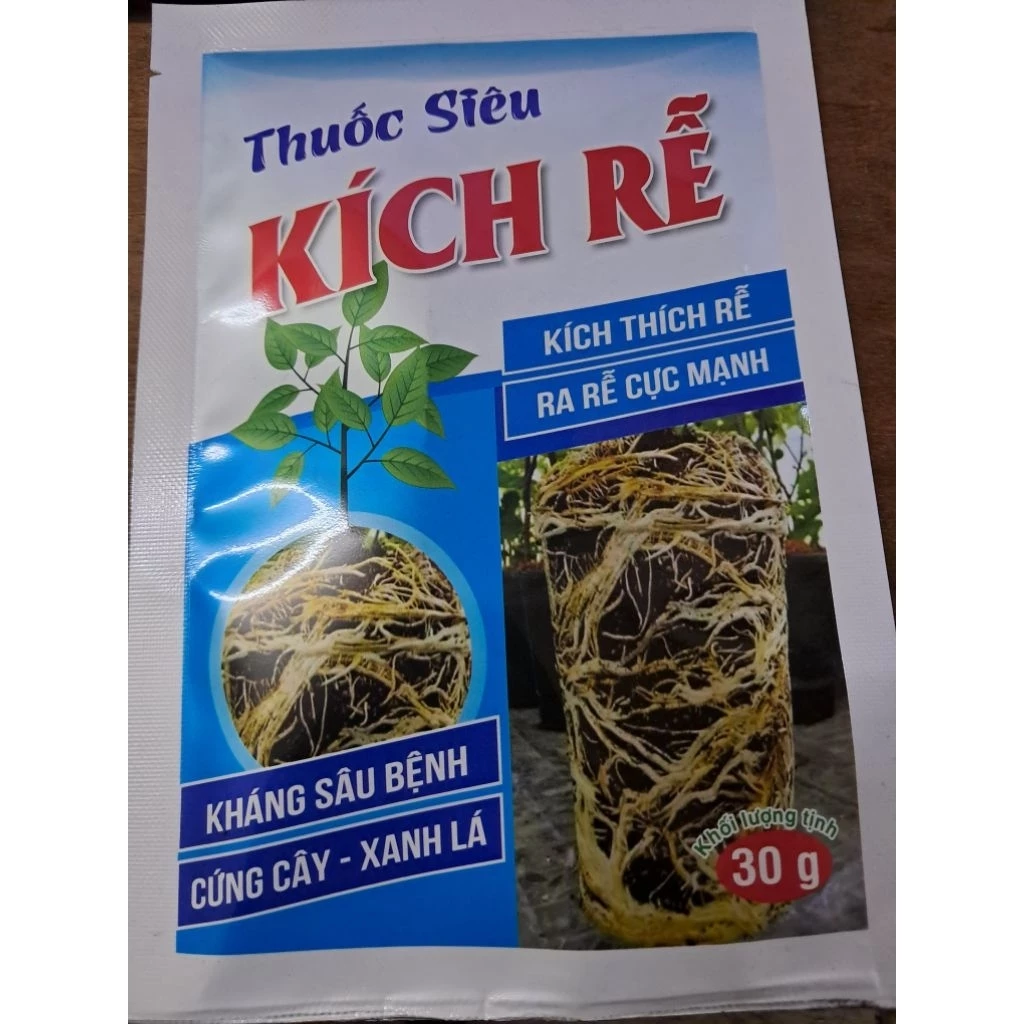 Thuốc Siêu Kích Rễ Gói 30gr_Ra Rễ Cực Mạnh Hiệu Quả JVA NongNghiepVietNhat