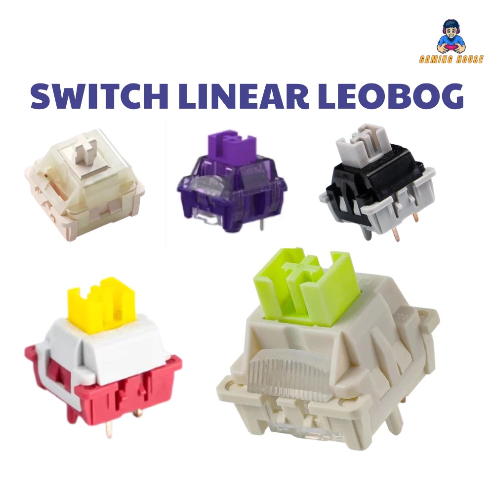 Combo 30 Switch Linear Leopog Space Gold V4 - Dành cho bàn phím cơ - Âm gõ trầm ấm - Switch của Aula