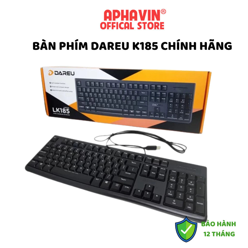 BÀN PHÍM DAREU K185 CHÍNH HÃNG BẢO HÀNH 24 THÁNG