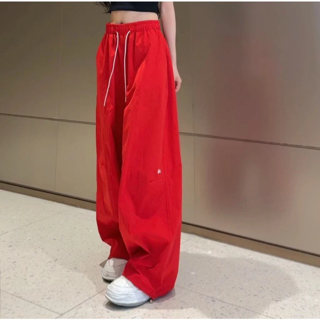 Quần gió nam nữ dáng rộng vintage- Maylinhshop - Phong cách thời thượng trẻ trung cá tính