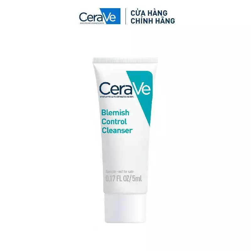 [HB GIFT - HÀNG TẶNG KHÔNG BÁN] Sữa rửa mặt giảm mụn CeraVe Blemish Control Cleanser 5ml