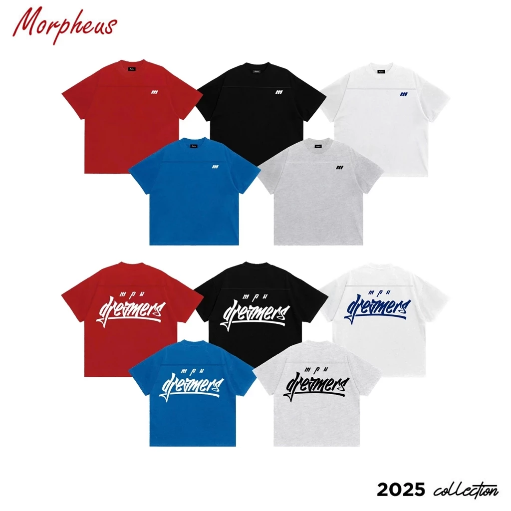 Áo Thun Local Brand Morpheus DREAMERS Form Boxy, Boxy Tee Cotton 260gsm, Áo thun Nam Nữ Unisex Form Boxy Rộng