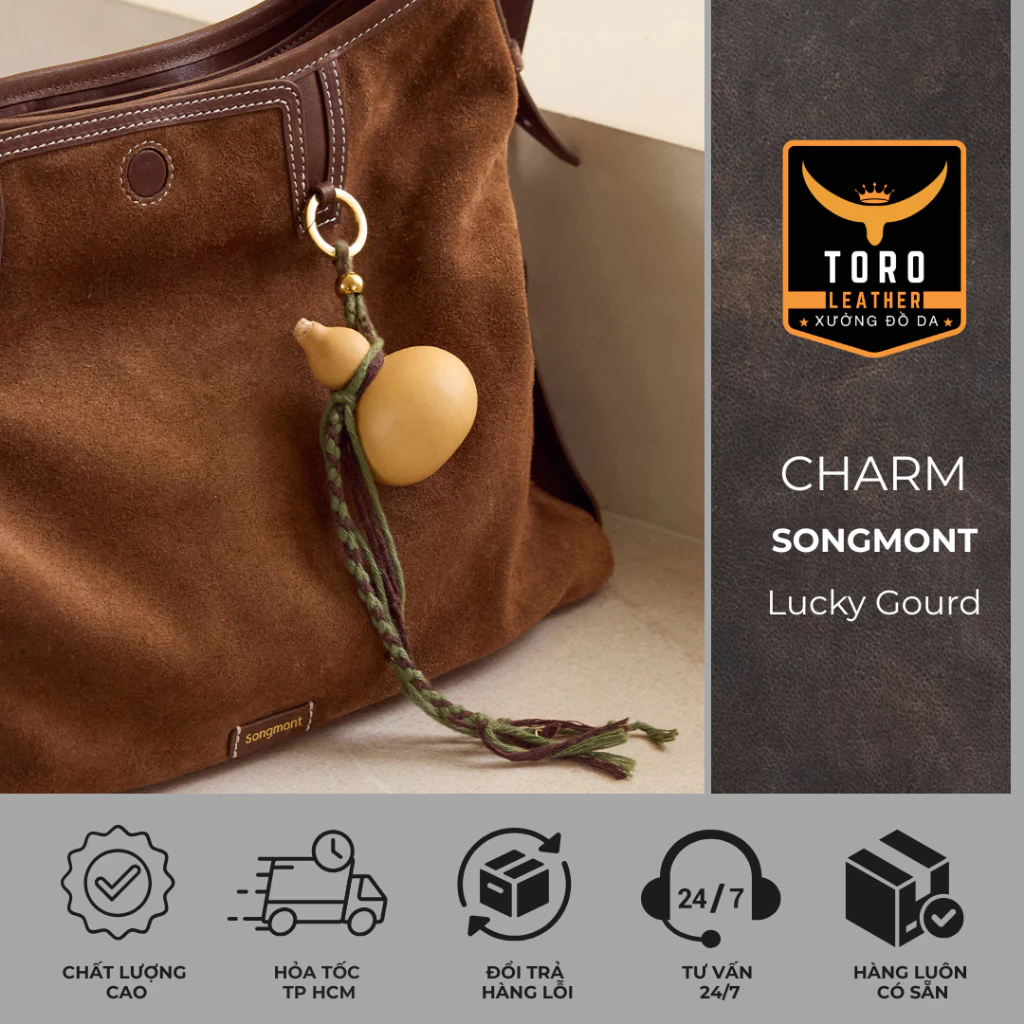 CHARM Song.mont Lucky Gourd (Hàng có sẵn HCM) - Charm túi xách hot trend 2025