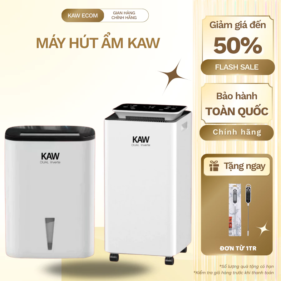 Máy Hút Ẩm KAW-KDY Dung Tích Lớn, Diện Tích Hút Ẩm Lớn, Hút Ẩm Tủ Quần Áo, Nhà Cửa, Giảm Ẩm Mốc