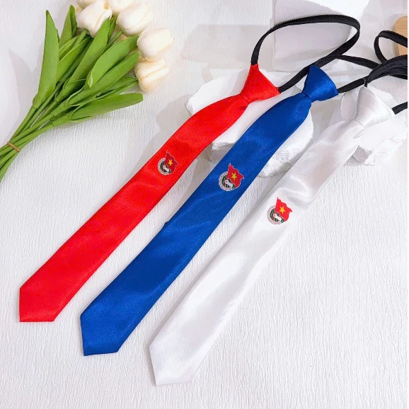 Cà Vạt Đoàn Thanh Niên Việt Nam, Cà Vạt Đoàn màu xanh , Cavat Đoàn màu Đỏ, Cà Vạt ĐOàn Màu Trắng