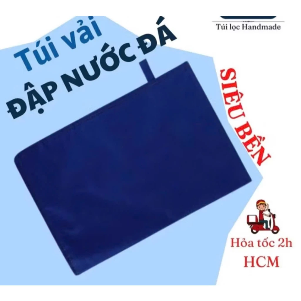 Túi đập nước đá bao đập đá vụn nhiều màu hàng dày siêu bền tái sử dụng nhiều lần, giao màu ngẫu nhiên