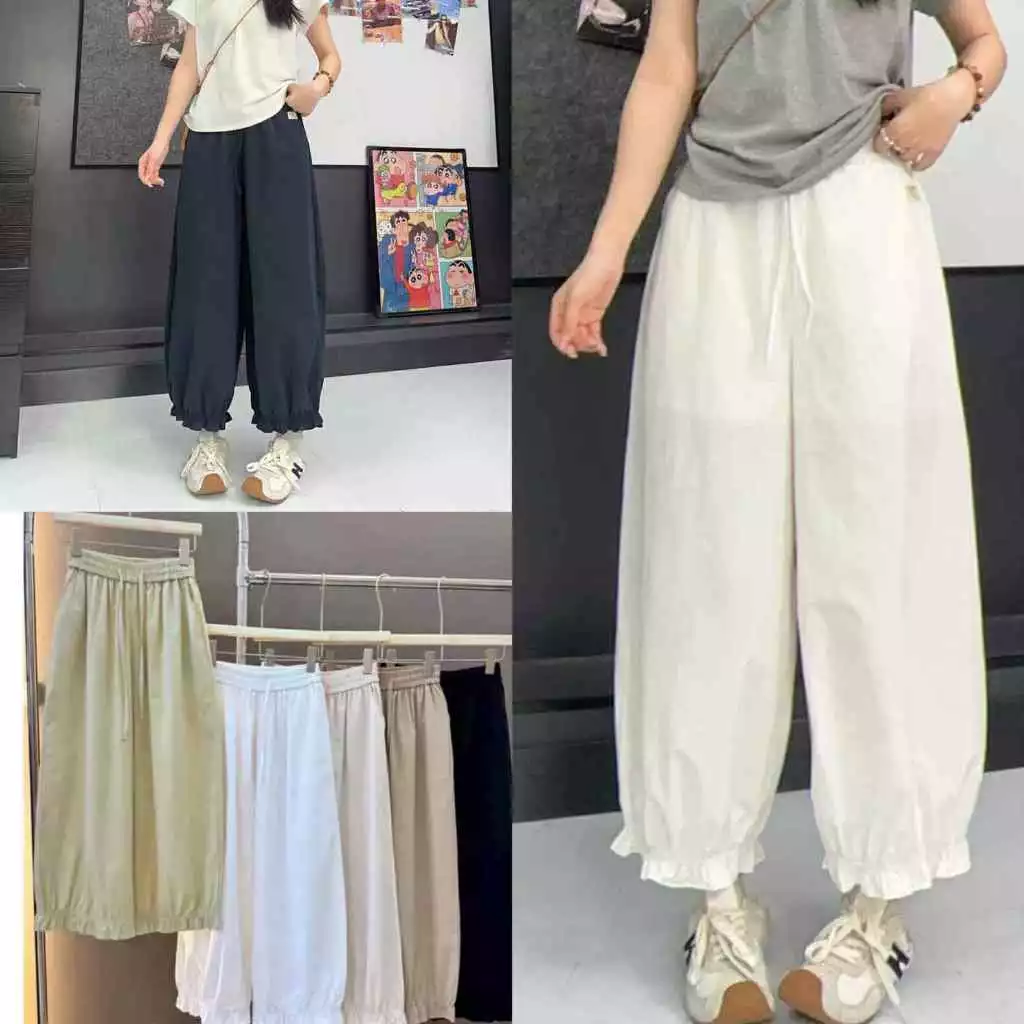 [DEAL MỚI] Quần Boom Gấu Bèo Xinh Xắn Vải Kaki Gió Hàn Cho Nữ_m065