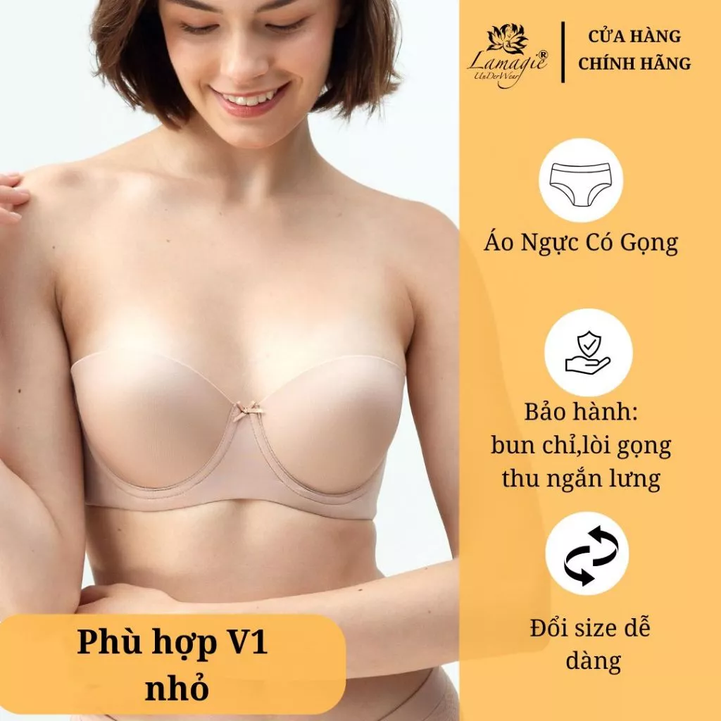 Áo Cúp Ngực Chống Tuột A-09 | Đệm 3cm Nâng Tròn Đầy – Giữ Chắc Khi Mặc Không Dây