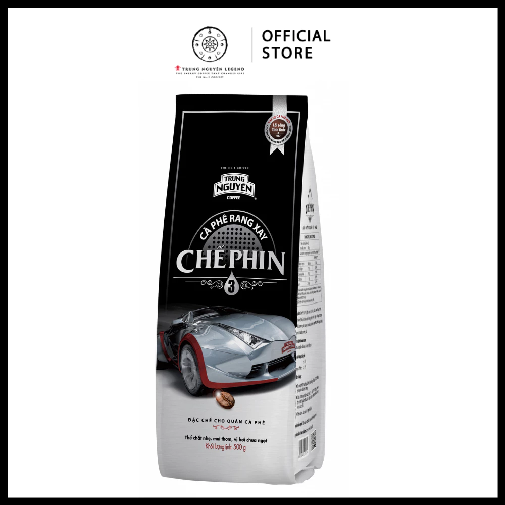Trung Nguyên Legend - Cà phê rang xay Chế phin 3 - Bịch 500gr
