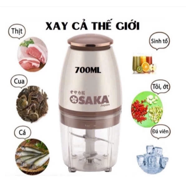 Máy Xay Xay Thịt Đa Năng Osaka Nhật Bản, Máy Xay Cao Cấp Công Suất 350W