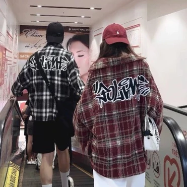 Áo sơ mi flanel khoác dạ kẻ caro form rộng boxy ngắn lửng bigsize cặp đôi tay dài chống nắng local brand pandax polime