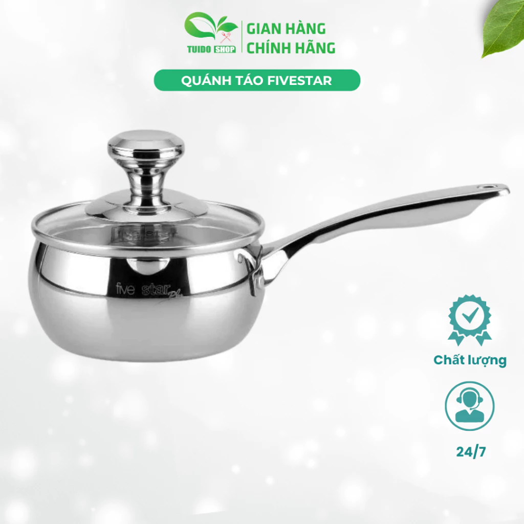 Nồi Quánh Táo Fivestar Size Nắp Kinh Nồi 3 Đáy Cao Cấp Dung Mọi Loại Bếp Gia Dụng  TUIDO SHOP