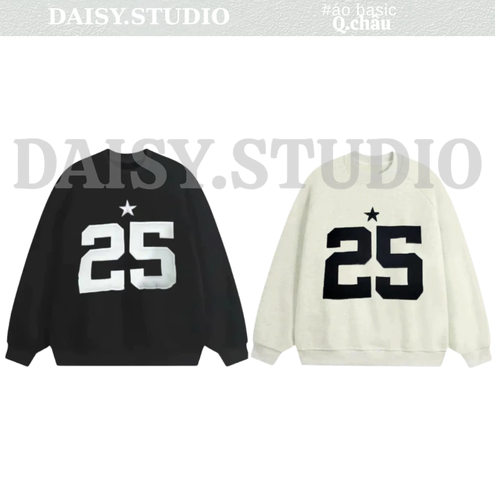 Áo Sweater Nỉ Lông Cáo Form Rộng Daisy Studio/ Signature