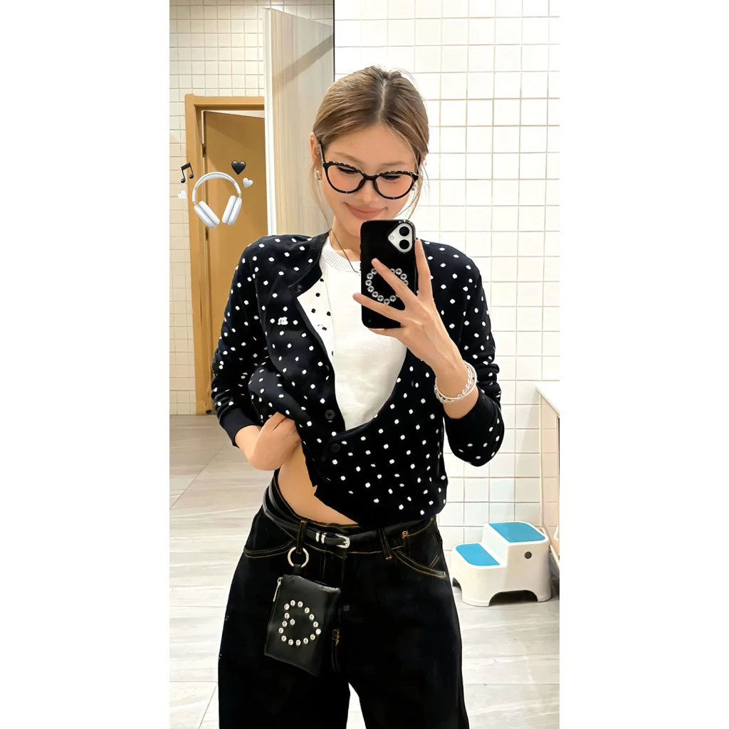 [ NEW ITEM ] CARDIGAN • Dottie • Họa tiết chấm bi