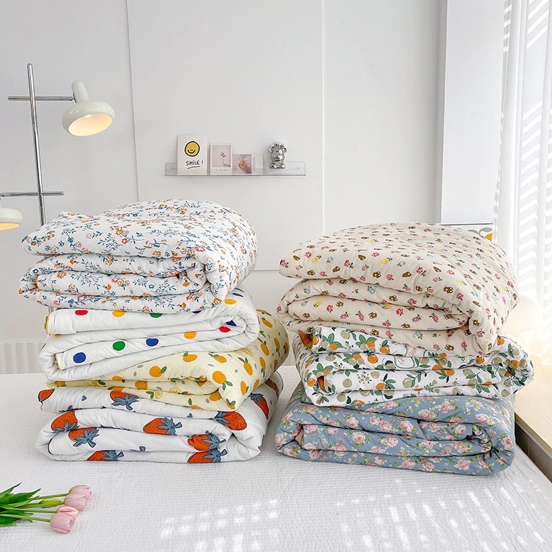 Chăn Cotton Đũi Sơ Đậu Nành Nhập Khẩu Hàn Quốc, chăn hè thu chất lượng cao (ảnh thật shop tự chụp)_5sbedding