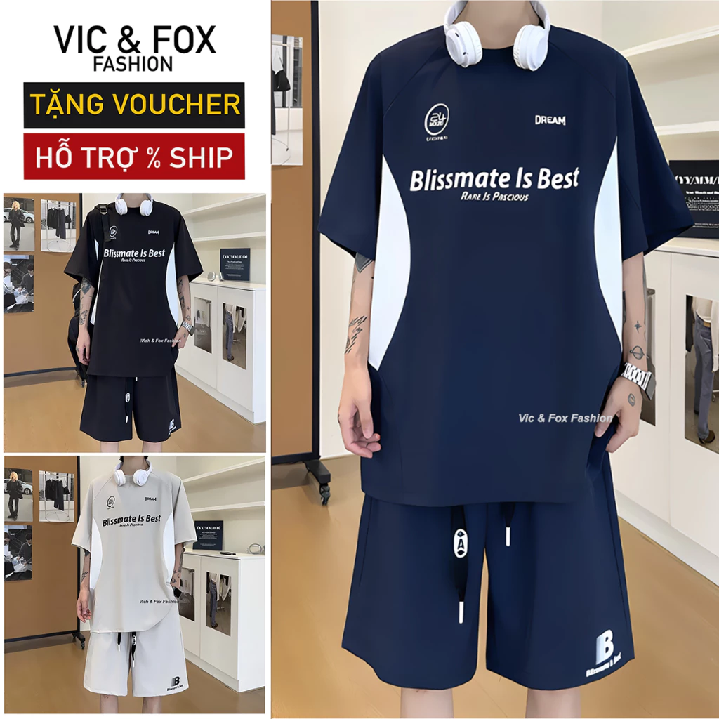 Bộ Quần Áo Thể Thao Nam Nữ Fox| Đồ Bộ Nam Nữ Big Size| Bộ Thể Thao Nam Nữ Chất Cotton Hàn ĐL 250