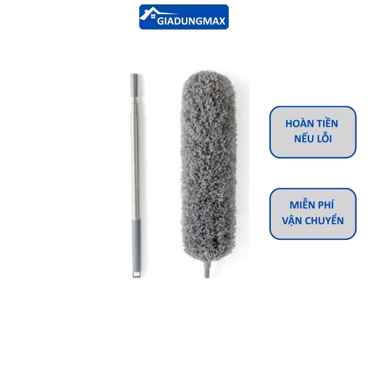 Chổi Quét Trần Nhà Có Điều Chỉnh Độ Dài Tới 2,5m Cây Phất Trần Quét Mạng Nhện, Lau Bụi Bẩn