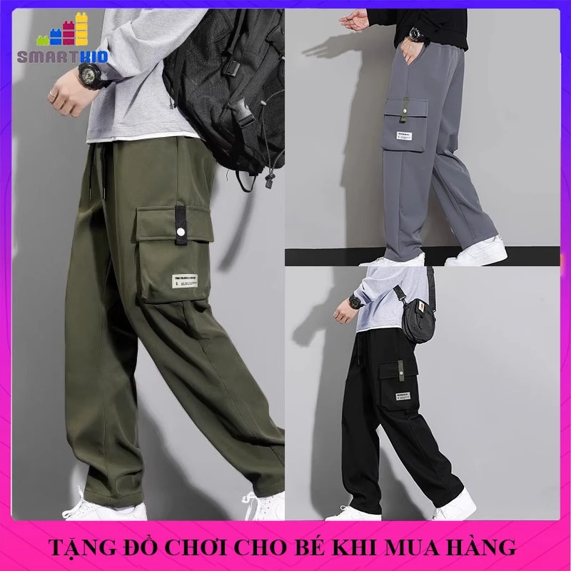 (18-52kg) Quần vải kaki thời trang nam quần dài, quần short kaki trẻ em cho bé trai mẫu THN, quần bé trai đi học