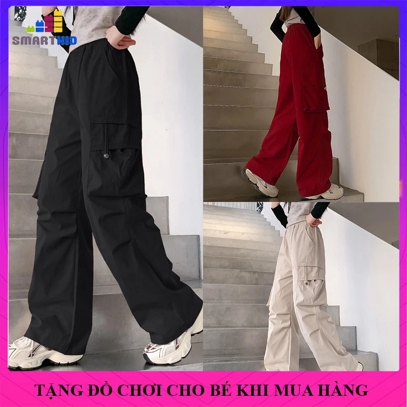 (18-52kg) Quần bé gái, quần túi hộp ống suông cho bé gái, vải kaki mẫu STE, quần đi học nữ, quần dài cho bé gái