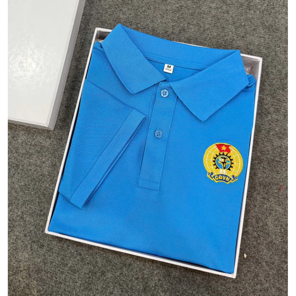 Áo công đoàn Việt Nam đồng phục Viễn Phát - vải cá sấu poly unisex