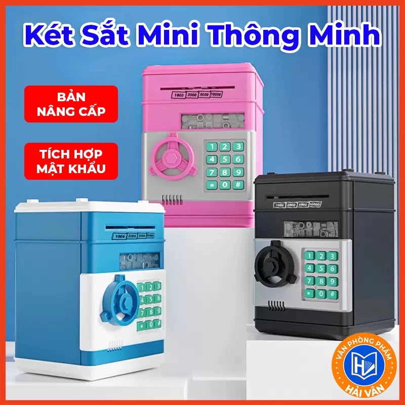 Két Sắt Mini Thông Minh Tích Hợp Mật Khẩu, Tiết Kiệm Cho Trẻ Em, Két Sắt Có Âm Nhạc Nhiều Mẫu đa dạng